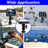 Fish Finder Mount - 360 Degree Ball-Mount Fish Finder Mount Base - Plastic Fish Finder Bracket - Fish Finder Holder - Fish Finder Rack for Boat Ka...