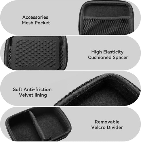 Camera Case, Canon Camera Bag PowerShot G7X mark II/III Case, Digital Camera Organizer Case for Sony Dscw 800/830, Kodak PIXPRO FZ45 FZ55 Case, Tr...