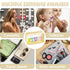 Chenille Letter Clear Makeup Bag Large Nylon Preppy Patch Stuff Cosmetic Bag with Zipper Travel Makeup Pouch Transparent PVC Waterproof Toiletry O...