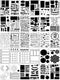 Tenare 30 Pcs Journal Stencils, Plastic, Adorable Style, 4 x 7 Inch...