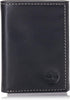 Timberland mens Leather Trifold Wallet With Id Window, Black (Cloudy), One Size...