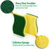 Pine-Sol Heavy Duty Scrub Sponges - Double Sided Dish Scrubber with Scouring Pad - Kitchen Essentials for Dishwashing and Cleaning Supplies, 6 Pac...