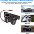 MEIRIYFA Dual USB Cigarette Lighter Socket Power Outlet Car Charger, 3.1A Dual USB + Cigarette Lighter 12/24V Power Adapter Replacement for Vehicl...