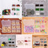 Mathtoxyz 2PCS Small Bead Organizers and Storage, Clear Bead Storage Containers Rectangle Bead Holder Plastic Cases Transparent Boxes for Nail DIY...
