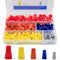 175PCS Electrical Wire Connectors Screw Terminals with Spring Insert Twist Nuts Caps Connection Assortment Set – Orange, Gray, Blue, Yellow and Re...