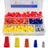 175PCS Electrical Wire Connectors Screw Terminals with Spring Insert Twist Nuts Caps Connection Assortment Set – Orange, Gray, Blue, Yellow and Re...