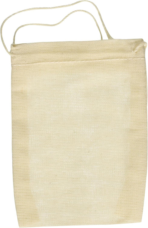 50 Pieces Drawstring Bags Muslin Bag Sachet Bag Gift Bags Small Cotton Cloth Pouch for Home Supplies (3 by 4 Inches)...