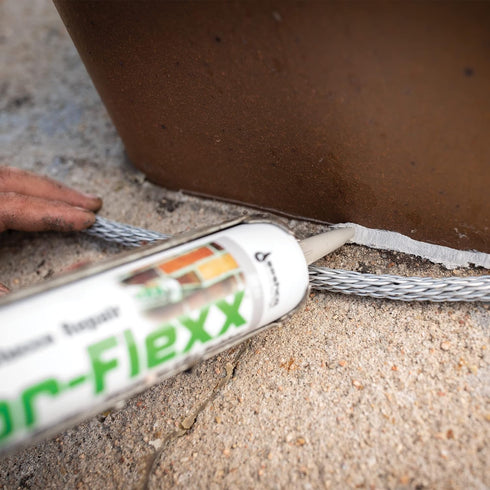 Mor-Flexx Textured Caulk, Charcoal 10.5 oz (Pack of 1)...