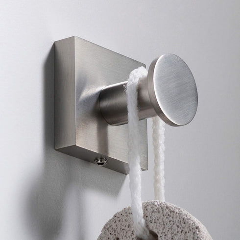 Kraus Ventus Bathroom Robe and Towel Hook, Brushed Nickel Finish, KEA-17701BN...