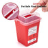 All New Alcedo Sharps Container for Home Use and Professional 1 Quart Plus (3-Pack), Biohazard Needle and Syringe Disposal, Small Portable Contain...