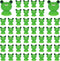 50 PCS Mini Frogs Garden Decor Tiny Plastic Frogs Miniature Resin Frog Figurines for Fairy Garden Miniature Moss Landscape Decoration (0.47 x 0.59...