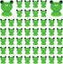 50 PCS Mini Frogs Garden Decor Tiny Plastic Frogs Miniature Resin Frog Figurines for Fairy Garden Miniature Moss Landscape Decoration (0.47 x 0.59...
