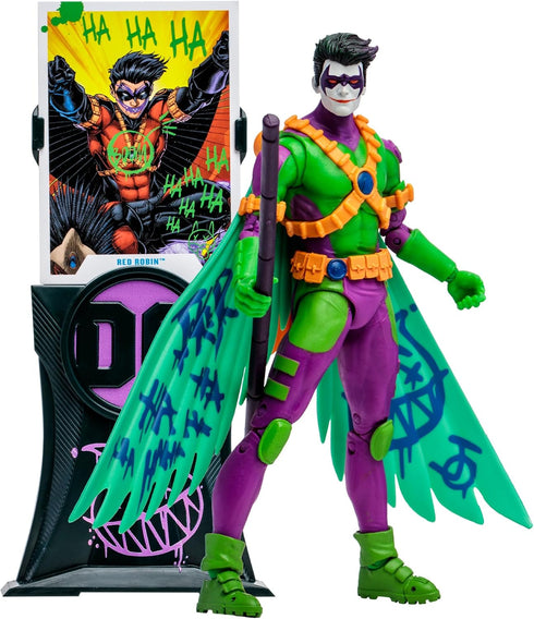 McFarlane Toys - DC Multiverse Red Robin (Jokerized) Gold Label, 7in Action Figure...
