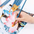 Mr. Pen- Artist Paint Brushes for Acrylic Painting, 10 pcs, Ergonomic Wooden Handle, Synthetic Bristles in Different Sizes & Shapes, Watercolor Br...