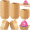 350 Pcs Square Mini Cupcake Liners Disposable Brownie Baking Cups Pan Liners Paper Baking Cup for Cupcakes and Cup Liners Party Supplies for Weddi...
