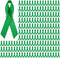 400 Pieces Mental Health Awareness Ribbon Green Satin Ribbon Lapel Pins Fabric Ribbons with Safety Pins for Women Men...