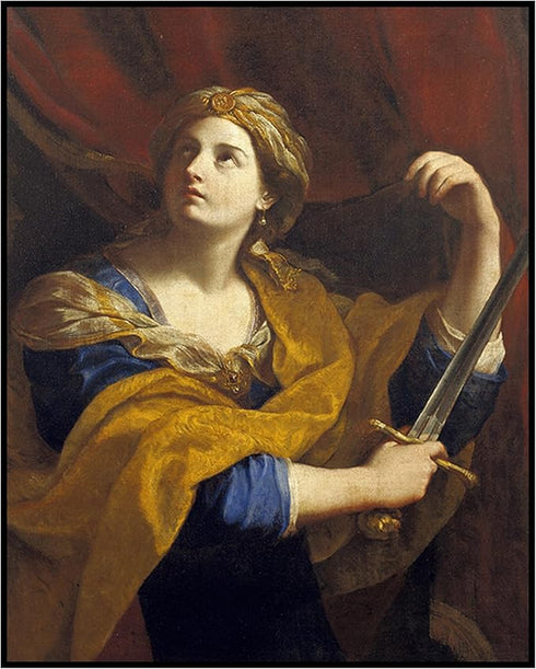 Posterizer 1 pcs-Judith c. 1620 painting poster-Religious Posters-Gifts for Christians -Decor for Church, Sunday School Classroom- unframed wall a...