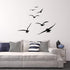 Flying Birds Wall Decals, Vinyl Stickers for Dorm, Nursery, Office, Kids Room, Bedroom, Living Room - Modern Home Decor Y20 (Black)...