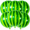 KatchOn, Big 22 Inch Watermelon Balloons - Pack of 6 | One In A Melon Party Decorations | 4D Round Watermelon Mylar Balloon, Watermelon Decoration...