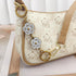 Nalefow Women Purse Strap Extender Bag Extender Chain Exquisite Bag Charms Pearl Flowers Purse Strap Chain Purse Accessories for DIY Shoulder Bag ...