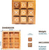 BSIRI Wooden XO Blocks (L) Tic Tac Toe Board Games - Ideal for Kids Games, Family Games and Game Night for Adults, Farmhouse Decor for Coffee Tabl...