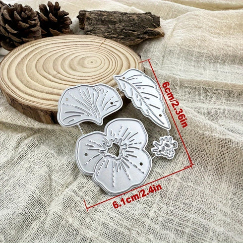 Layer Pansy Flower Metal Cutting Die for Scrapbooking - Durable, Cut Stencils for DIY Scrapbook Photo Album Flower Decorative Paper Card, Card Mak...