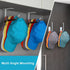 4 Pack Hat Hooks for Wall, Strong Adhesive Hat Hanger Holder for Baseball Caps, Multi-Purpose Hook Organizer Can Hold More Than 10 Hats for Door/C...