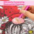 36 Pack Diamond Art Painting Pens 5D Diamond Embroidery Art Pens with 3 Drill Sizes, Efficient Diamond Art Pens Tools for DIY Diamond Rhinestone P...