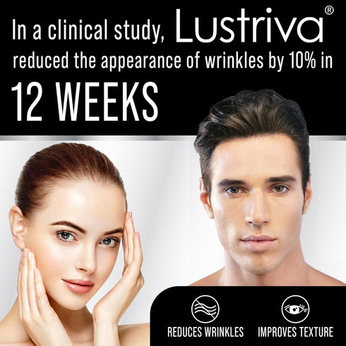 Lustriva + Biotin 10000mcg - Clinically Tested & Proven for Hair Growth & Skin in A Double-Blind Study. Hair & Skin Vitamins Supplement That Enhan...