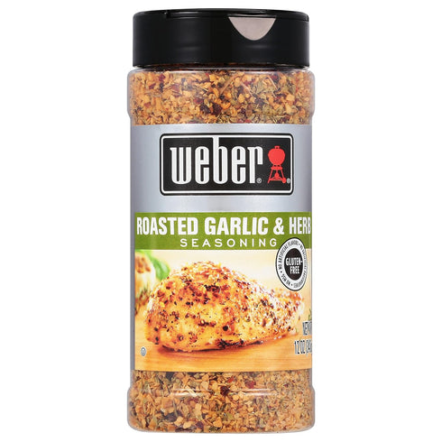 Weber Roasted Garlic & Herb Seasoning, 12 Ounce Shaker...