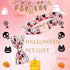 Elegant little tail Dog Collar with Bow - Fall Dog Collar Halloween Pumpkin Bow Girl Boy Pet Collar Soft Dog Bowtie Collars for X-Small Puppy...