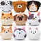 9 Pcs Mini Stuffed Keychains 3.15 Inch Small Plush Bulk Ornaments for Kids Birthday Party Favors Gifts Xmas Tree Hanging Stocking Stuffers (Puppy)...