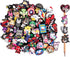 100PCS Mixed Anime Cartoon Pencil Toppers - Kawaii Pen Charms for Boys and Girls, Cute Classroom Rewards and Prizes for Students, Pencil Decoratio...
