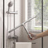 Shower Squeegee for Glass Doors, Squeegee for Shower Glass, Bathroom with Hook, Stainless Steel, 12-Inch Wide Blade for Efficient Cleaning, Perfec...