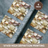 3dRose CST_40854_3 Florida Seashells II Ceramic Tile Coasters (Set of 4)...