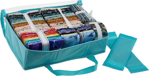 Missouri Star Storage Bag for Precut Fabrics for Quilting | Sewing Box Organizer Holds Fat Quarters, Charm Packs, Layer Cakes Missouri Star Precut...