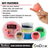 CanDo Theraputty Plus Hand Exercise Putty for Rehabilitation, Exercises, Hand Therapy, Hand Strengthening, Stress Relief - Red 3 oz Soft...