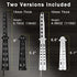 Moon Boat 2PCS Butterfly Knife Trainning Practice Comb Unsharpened Blade Black Silver...