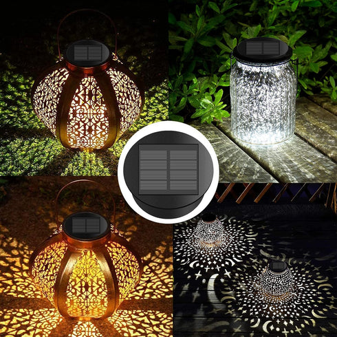 ZNYCYE 2 Pack Upgraded Solar Replacement Top(Top Size 3.15 in, Bottom Size 2.76 in) Double LED Light Modes for Outdoor Lanterns Garden Patio Decor...