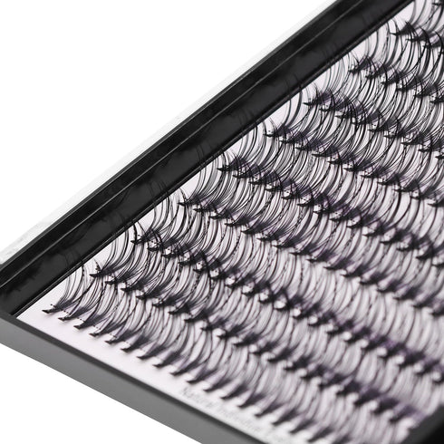 8-22mm to Choose 20D/40D/60D/80D/100D Individual False Eyelashes Makeup Cluster Eyelashes Thickness 0.07mm D Curl Natural long Black Soft 3D Eye L...