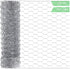 Chicken Wire 13.7 in x 236 in Poultry Wire Netting Hexagonal Galvanized Mesh Garden Fence Barrier for Craft Projects, Pet Rabbit Chicken Fencing...