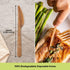 100% Biodegradable Knives Made of Vegetable Fibers, 100 PCS of 6.7” Long Heavy-Duty and Splinter Free Eco-Friendly Knives, Perfect Sustainable Cut...