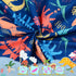 Cloele Dinosaur Fitted Crib Sheet for Boys 1 Pack Baby Nursery Sheet Soft Cozy Bed Sheet for Standard Crib and Toddler Mattresses - Navy Crib Matt...