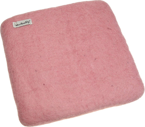 Woolbuddy Needle Felting Pad – Pink Wool Mat 10x10x1.5 – Foam Alternative Base for 3D, Wet, & Dry Felting Crafts...