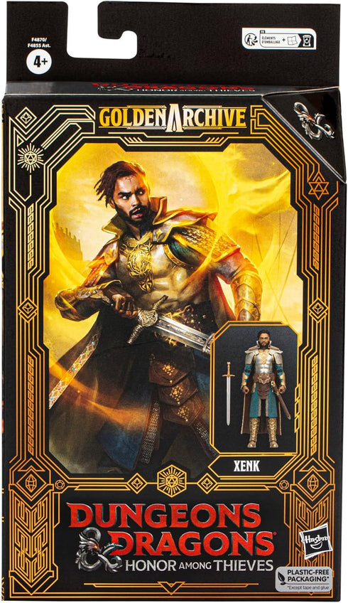 Dungeons & Dragons Hasbro Honor Among Thieves Golden Archive Xenk Collectible Figure 6-Inch Scale D&D Action Figures...