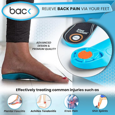 BAC 3/4 Orthotic Feet Insoles Arch Supports Inserts Relieve Plantar Fasciitis, Flat Fleet, High Arch, Foot Pain, Overpronation, Lower Back Pain - ...