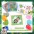 Pllieay 10-in-1 Cross Stitch Beginner Kit for Kids, Embroidery Kit Includes 10pcs Plastic Mesh Canvas with Pattern, 15 Yarns, 5 Weaving Needles, N...