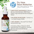 Baraka Dry Nose Nasal Moisturizer - Organic Essential Oils (Cardamom, Everlast, German & Roman Chamomile) in Sesame Oil Base - Hydrating Sinuses &...