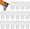 16PCS Gutter Guards 3 in Gutter Downspout Guard Adjustable Aluminium Leaf Filter Strainer, Gutter Protector from Leaves Filter Gutter Protection f...