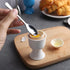 Stainless Steel Egg spoon 8 Pieces Egg Scoops for Hard Soft Boiled Egg Tool Set...